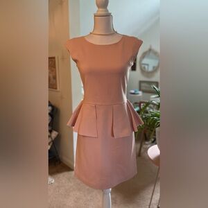 Zara woman dress with peplum